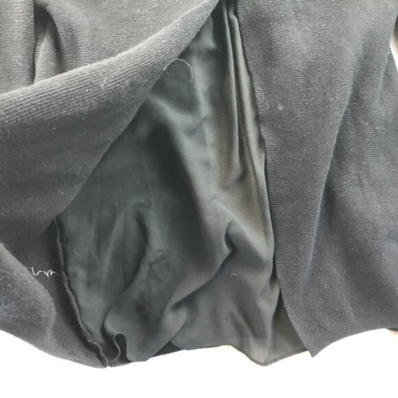 Lucky Brand Women's Cardigan Sweater Small Black Open Front Long Sleeve - Picture 5 of 11